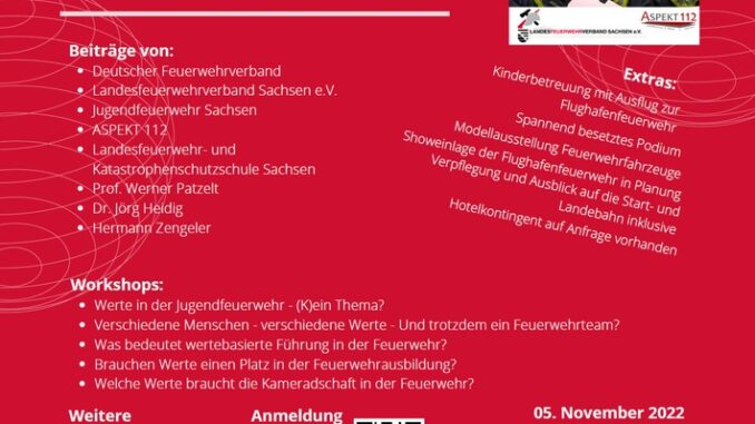 LFV-Sachsen: Zusammenhalt Feuerwehr Kameradschaftseinsatz für die sächsischen Feuerwehren am 05.11.2022