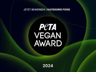 PETA Vegan Award 2024 – jetzt bewerben für den Bereich Food