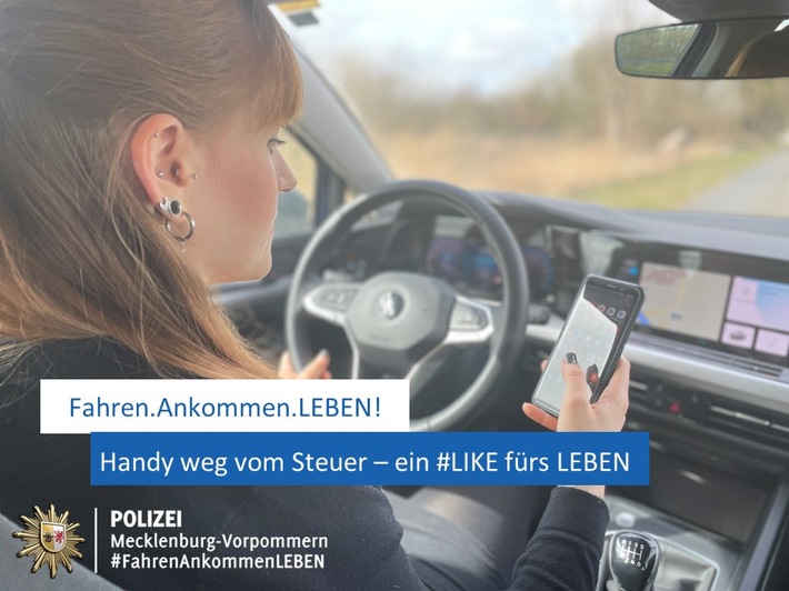 POL-HRO: &quot;Fahren.Ankommen.LEBEN!&quot; - Start der Verkehrskontrollen zu den Schwerpunkten &quot;Handy&quot; und &quot;Rückhalteeinrichtungen&quot;