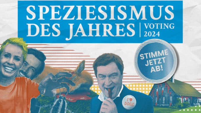 PETAs Speziesismus des Jahres 2024: Stimmen Sie jetzt ab!