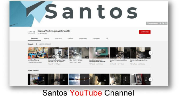 Santos YouTube Channel - Titelbild Anzeige Wertheim24.de - 01.12.2020