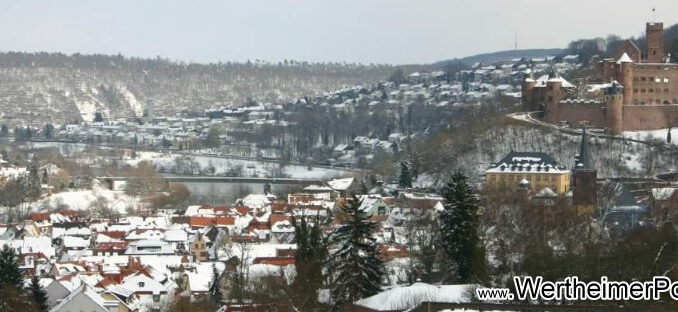 Wertheim Schneebdeckt - Copyright RayMedia.de