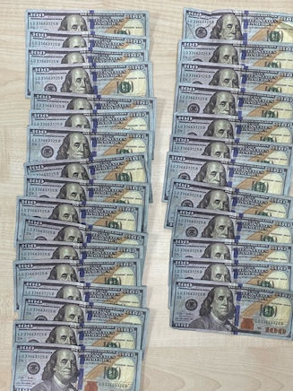 gefälschte US-Dollar-Noten