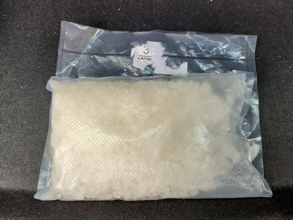 Sichergestelltes Amphetamin