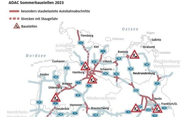 Viel Geduld am langen Wochenende nötig / ADAC Stauprognose für 7. bis 11. Juni