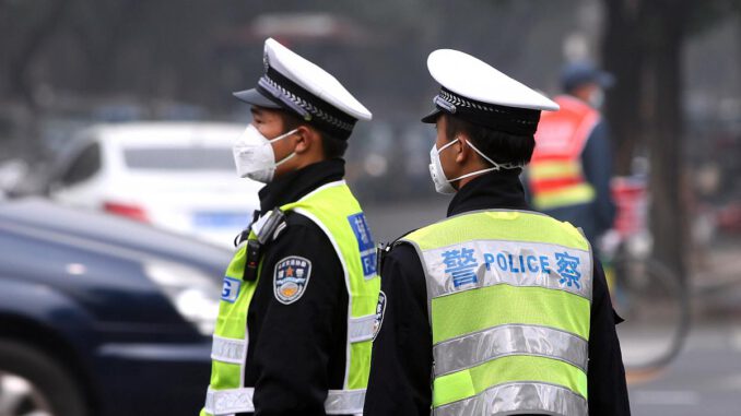 Polizisten in China, über dts Nachrichtenagentur