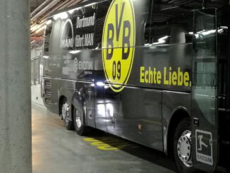 Bus von Borussia Dortmund, über dts Nachrichtenagentur