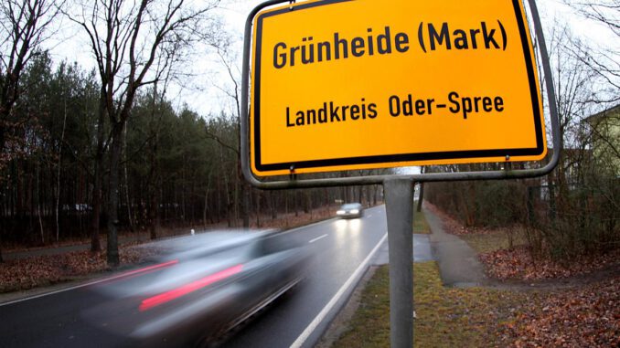 Grünheide in Brandenburg, über dts Nachrichtenagentur