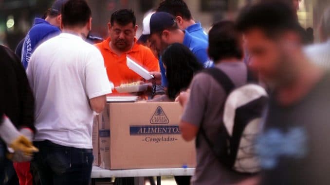 Nahrungsmittelausgabe in Argentinien, über dts Nachrichtenagentur