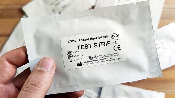 Covid-19- Antigen-Schnelltest, über dts Nachrichtenagentur