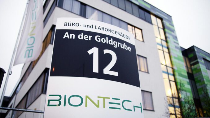 Biontech, über dts Nachrichtenagentur