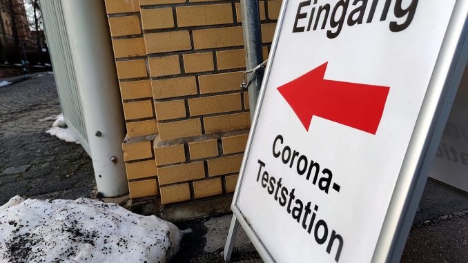 Corona-Teststation, über dts Nachrichtenagentur