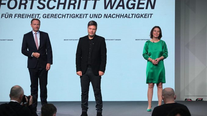 Christian Lindner, Robert Habeck, Annalena Baerbock, über dts Nachrichtenagentur