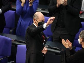 Olaf Scholz im Bundestag, über dts Nachrichtenagentur