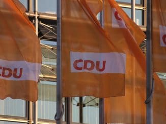 CDU-Flaggen, über dts Nachrichtenagentur