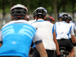 Rad-Rennfahrer mit Fahrradhelm, über dts Nachrichtenagentur