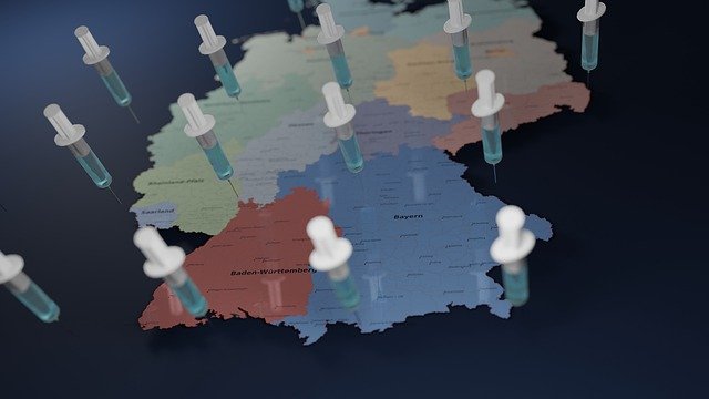 Germany Map Vaccination Injection Germany Map Vaccination Injection - torstensimon / Pixabay