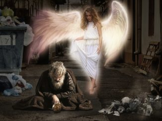 Man Homeless Poverty Angel Beggars  - Dieterich01 / Pixabay