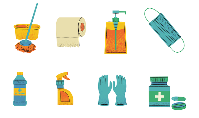 Mop Bucket Toilet Paper Soap Mop Bucket Toilet Paper Soap - 13687374 / Pixabay