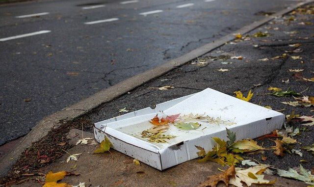 Pizza Carton Weather Garbage Paper Pizza Carton Weather Garbage Paper - Jasmin_Sessler / Pixabay