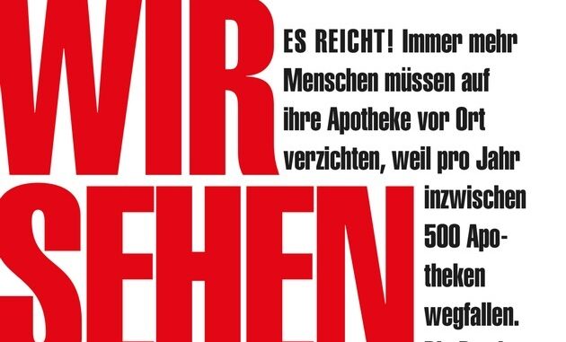 500 Apotheken in einem Jahr weniger - Apothekerschaft kündigt neue Proteste an