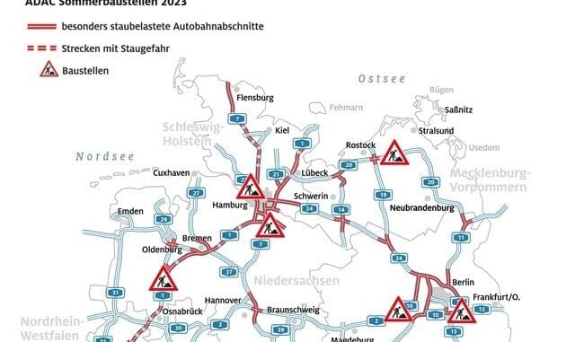 Der Pfingsturlaub beginnt im Stau / ADAC Stauprognose für 26. bis 29. Mai