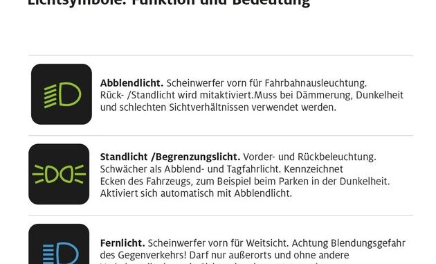 Gute Sicht bringt Sicherheit / Richtige Lichteinstellung ist entscheidend / Was die ...