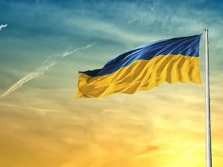 Ukraine Flag Sky Dove Bird Clouds  - ELG21 / Pixabay