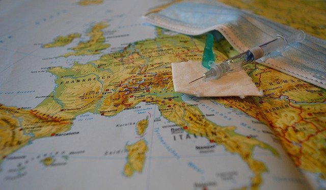 Vaccine Map Of The World Europe  - neelam279 / Pixabay