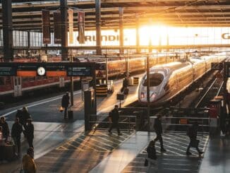 people walking on train station during daytime