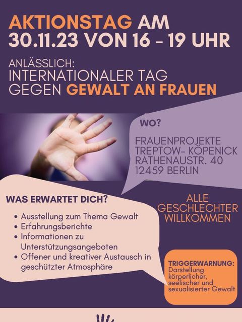 „Gewalt Gegen Frauen Und Mädchen Beenden!“ - Veranstaltungen Rund Um ...