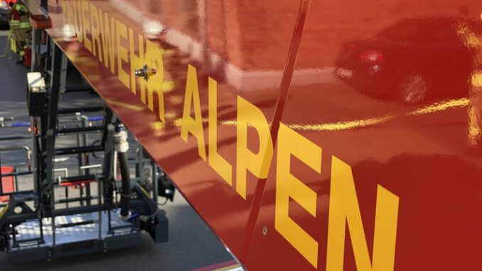FW Alpen: Amtshilfe Rettungsdienst
