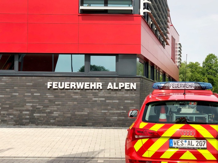 FW Alpen: Granatenfunde im Gemeindegebiet