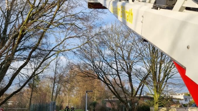 FW-Erkrath: Abschlussmeldung - Sturmtief Ylenia über Erkrath