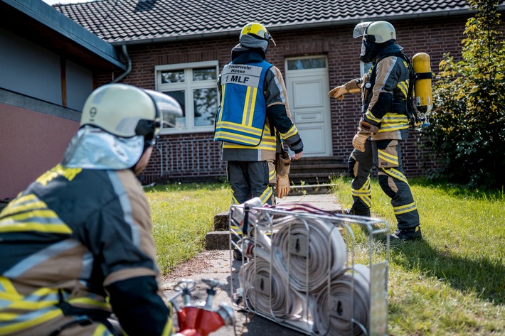 FW Hünxe: Brandmeldeanlage verhindert schlimmeres