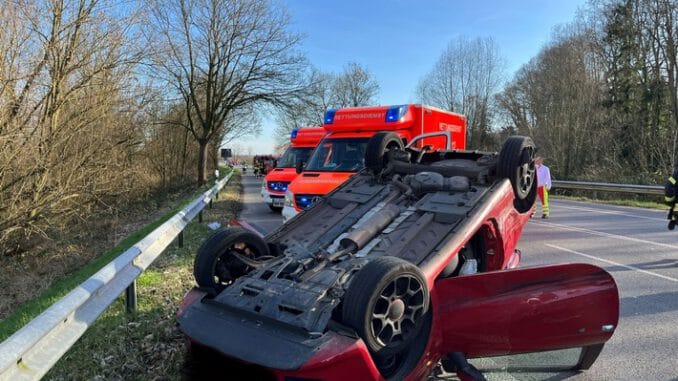 FW Kranenburg: Verkehrsunfall an der Hauptstraße