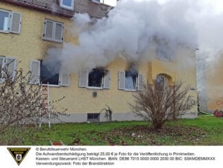 FW-M: Brand in Abrisshaus (Ramersdorf)