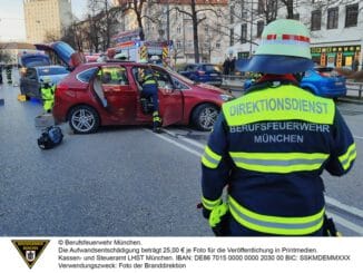 FW-M: Verkehrsunfall mit zwei Pkw (Neuhausen)