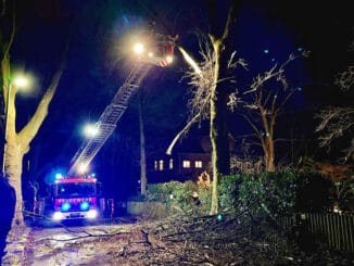 FW-OB: Über 100 Einsätze durch Sturmtief &quot;Zeynep&quot; in Oberhausen