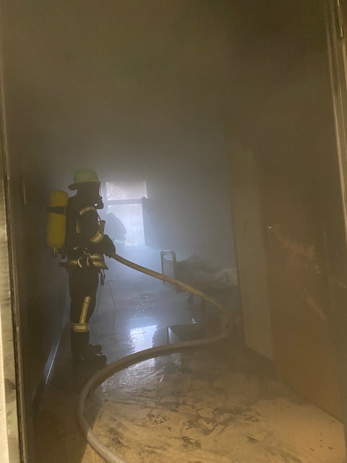 FW-OG: -Brand eines Patientenzimmer in Psychiatrischer Klinik in Offenburg - -Zeitgleich Feueralarm in Jugenddorf -