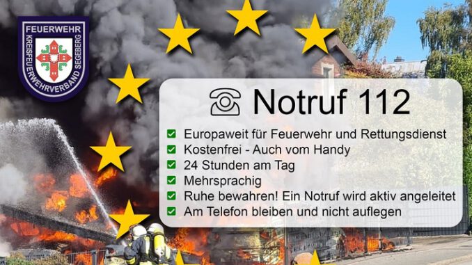 FW-SE: Europäischer Tag des Notrufs 112