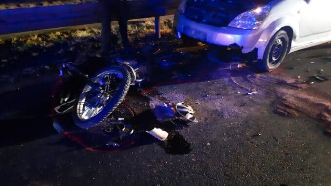 FW Stockach: Verkehrsunfall, Dieselaustritt und Brandmeldeanlage