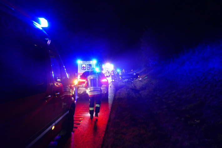 FW Stockach: Verkehrsunfall auf der A98