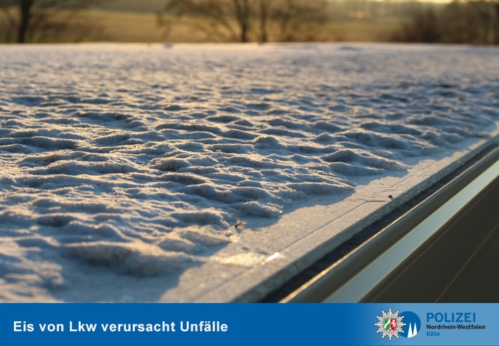 POL-K: 210212-4-K/BAB Schnee und Eis auf Fahrzeugen - vier Unfälle und dreizehn Anzeigen