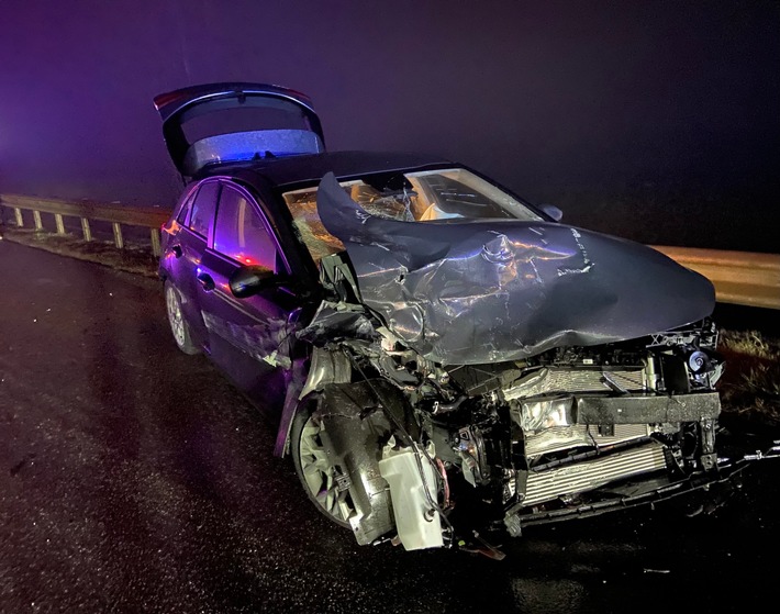 POL-PDNW: Unfall unter Alkoholeinfluss auf der Autobahn A61 (Gemarkung Mutterstadt)