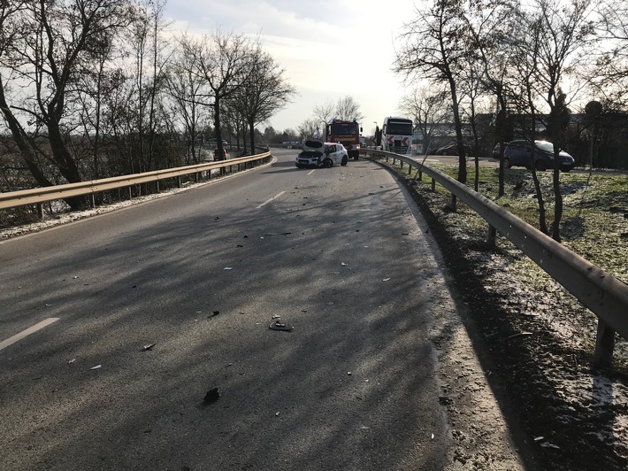 POL-PIOPP: Unfall mit zwei Leichtverletzten B9 AS Guntersblum